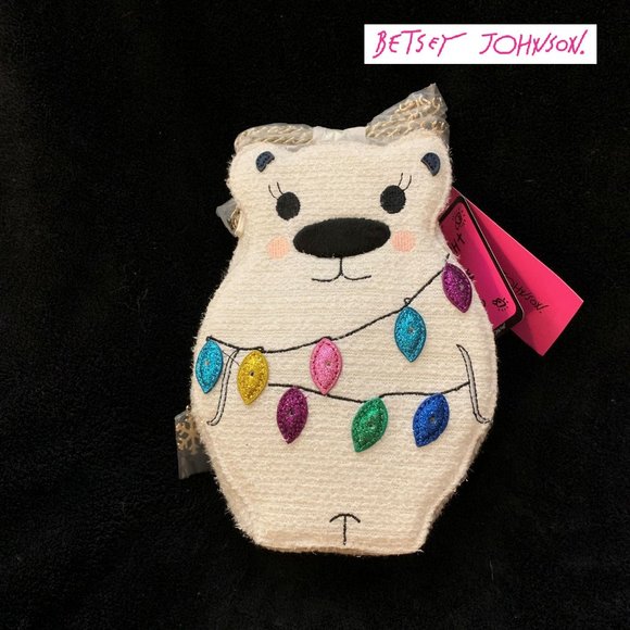 Betsey Johnson Handbags - New in Package  --  Betsey Johnson Kitsch *Light Up*  Snow Bear Crossbody